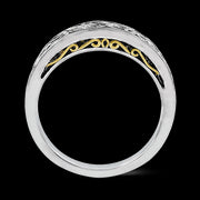 Anniversary Ring in 18k Gold with Diamonds