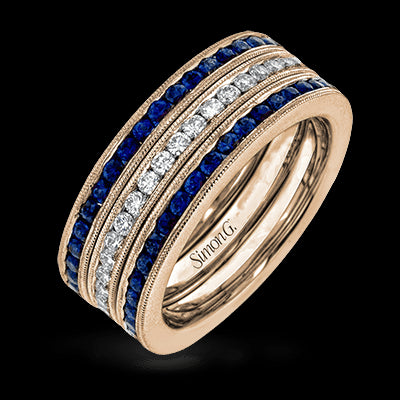 Anniversary Ring in 18k Gold with Diamonds