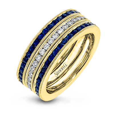 Anniversary Ring in 18k Gold with Diamonds