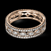 Anniversary Ring in 18k Gold with Diamonds