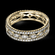Anniversary Ring in 18k Gold with Diamonds
