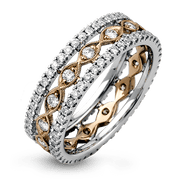 Anniversary Ring in 18k Gold with Diamonds
