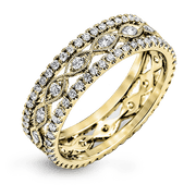 Anniversary Ring in 18k Gold with Diamonds