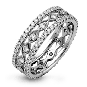 Anniversary Ring in 18k Gold with Diamonds