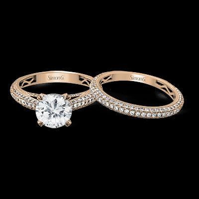 Wedding Set in 18k Gold with Diamonds