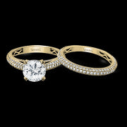 Wedding Set in 18k Gold with Diamonds
