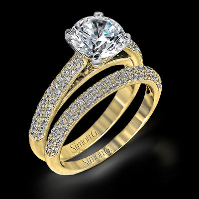 Wedding Set in 18k Gold with Diamonds