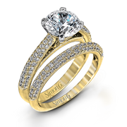 Wedding Set in 18k Gold with Diamonds