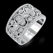 Right Hand Ring in 18k Gold with Diamonds