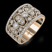 Right Hand Ring in 18k Gold with Diamonds