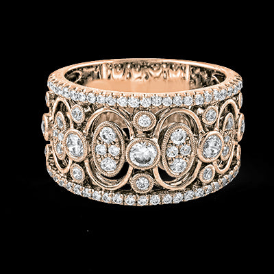 Right Hand Ring in 18k Gold with Diamonds