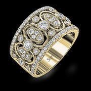 Right Hand Ring in 18k Gold with Diamonds