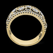 Right Hand Ring in 18k Gold with Diamonds