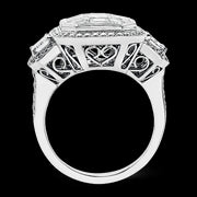 Engagement Ring in 18k Gold with Diamonds