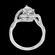 Engagement Ring in 18k Gold with Diamonds