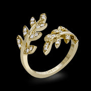 Right Hand Ring in 18k Gold with Diamonds