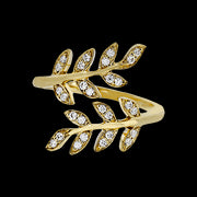 Right Hand Ring in 18k Gold with Diamonds