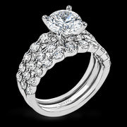 Wedding Set in 18k Gold with Diamonds