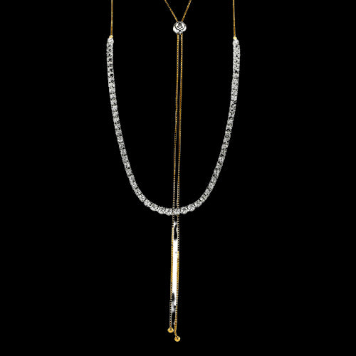 Necklace in 18k Gold with Diamonds