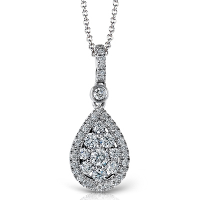 Pendant in 18k Gold with Diamonds