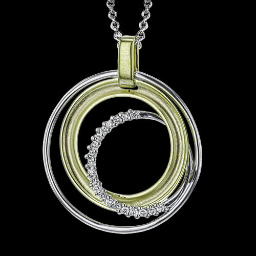 Pendant in 18k Gold with Diamonds