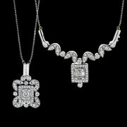 Pendant in 18k Gold with Diamonds