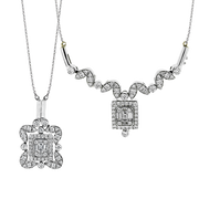 Pendant in 18k Gold with Diamonds
