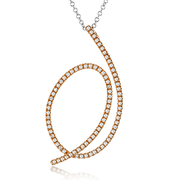Pendant in 18k Gold with Diamonds
