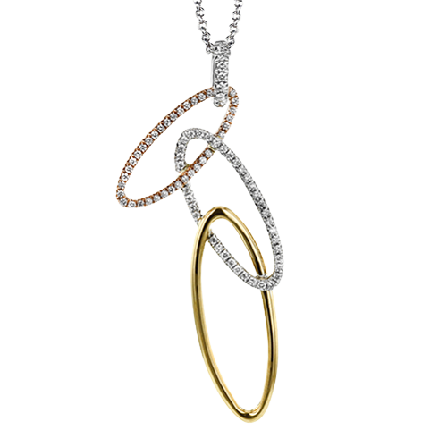 Pendant in 18k Gold with Diamonds