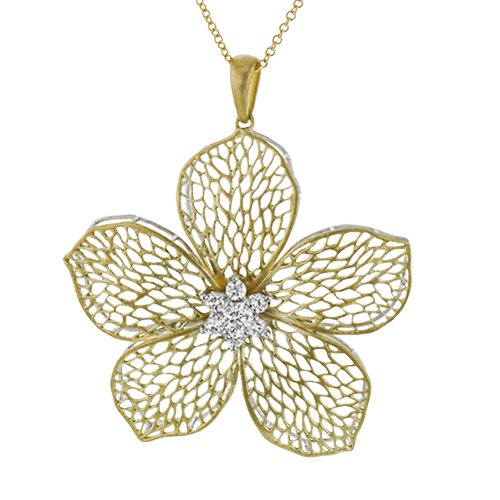 Pendant in 18k Gold with Diamonds