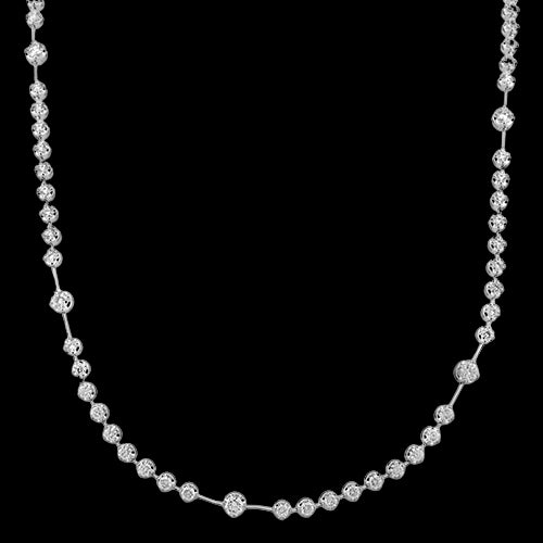 Necklace in 18k Gold with Diamonds