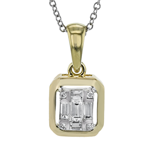 Pendant in 18k Gold with Diamonds