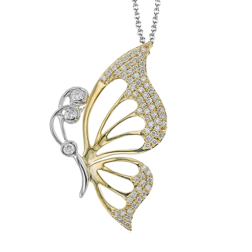 Pendant in 18k Gold with Diamonds