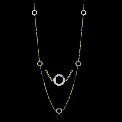 Necklace in 18k Gold with Diamonds