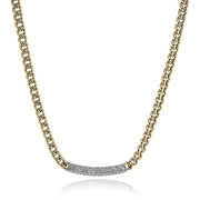 Necklace in 18k Gold with Diamonds