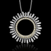 Pendant in 18k Gold with Diamonds