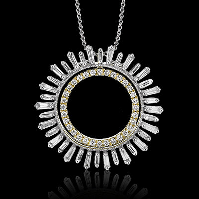 Pendant in 18k Gold with Diamonds