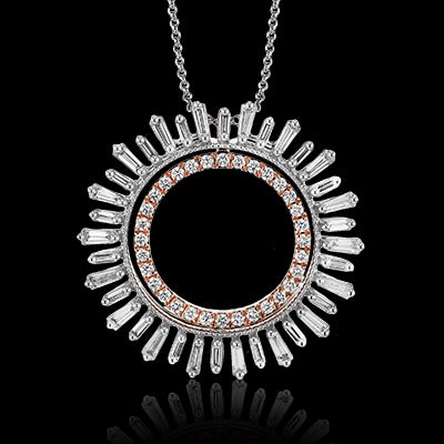 Pendant in 18k Gold with Diamonds