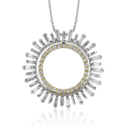 Pendant in 18k Gold with Diamonds