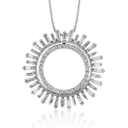Pendant in 18k Gold with Diamonds