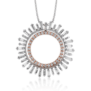Pendant in 18k Gold with Diamonds
