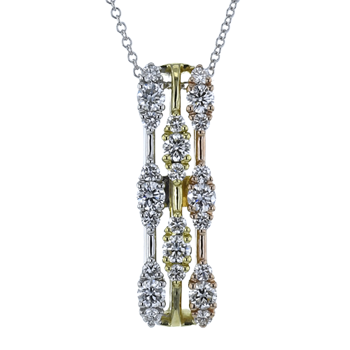 Pendant in 18k Gold with Diamonds