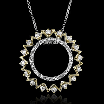 Pendant in 18k Gold with Diamonds