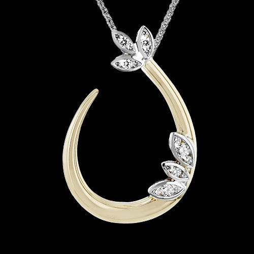 Pendant in 18k Gold with Diamonds