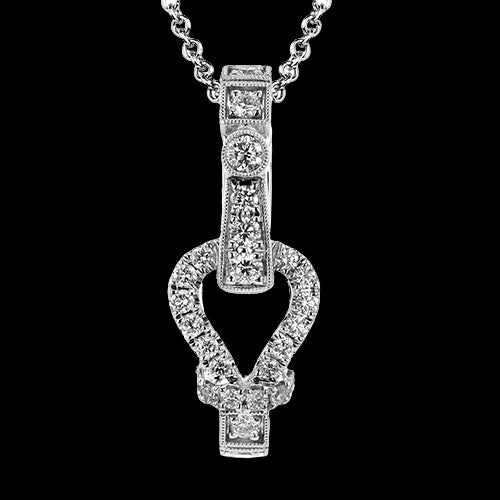 Pendant in 18k Gold with Diamonds