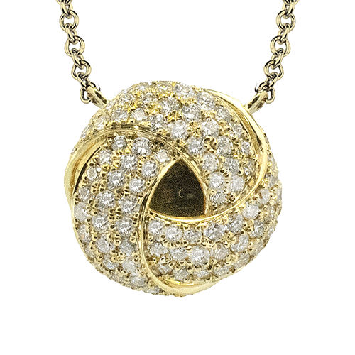 Pendant in 18k Gold with Diamonds