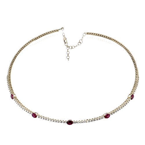 Necklace in 14k Gold with Diamonds