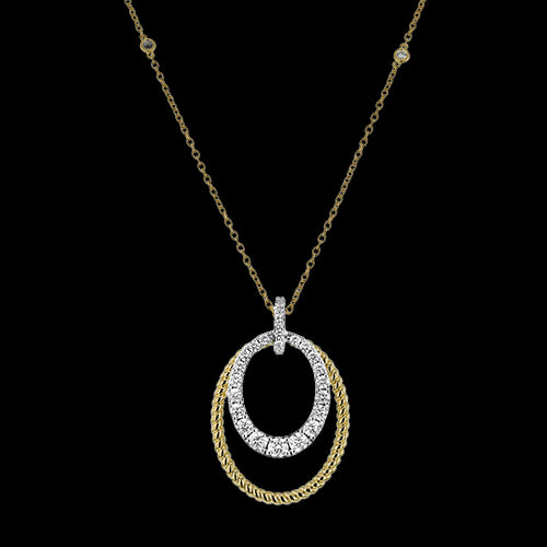 Pendant in 18k Gold with Diamonds