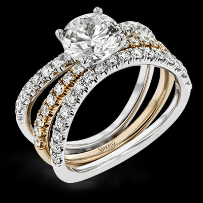 Wedding Set in 18k Gold with Diamonds