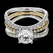 Wedding Set in 18k Gold with Diamonds